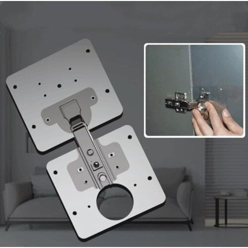 Hinge Repair Plate for Cabinet Furniture Drawer Window Stainless Steel Table Plates scharnier Door Hinger Accessories