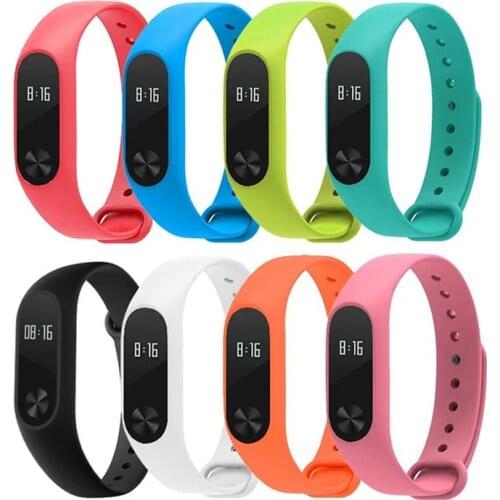 Replacement Strap for Xiaomi Mi Band 2 MiBand 2 Silicone Wristband for Xiaomi Band 2 Smart Bracelet Watch Accessories