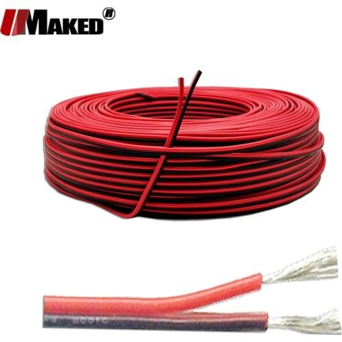 20m 26AWG 24AWG 22AWG LED cables 2pin Tinned copper (UL2468) extension cable Strips 5050 extend,PVC insulated Electrical wires