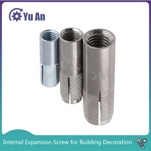 Internal Expansion Screw for Building Decoration Top Blasting Internal Forcing Gecko Pull Blasting M6-M16 5Pcs
