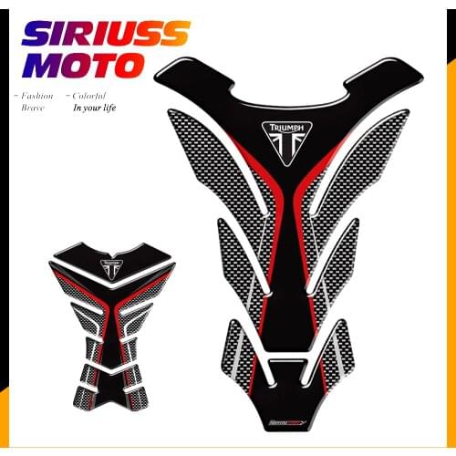 3D Motorcycle Tank Pad Protector Decal Stickers Case for Triumph 675R Tiger 800 XC Speed Triple