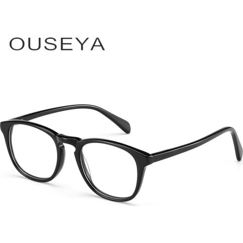 Acetate Kids Eyeglass Frames Fashion Prescription Myopia Clear Gift Retro Stylish Kids Glasses Frames For Child #F1101