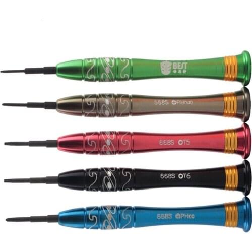 BST-668S 5 in 1 Magnetic screwdrivers for iPhone 6/6+/5S/5/4 SmartPhone Laptop PC Camera Opening Repair Tools for phone repair