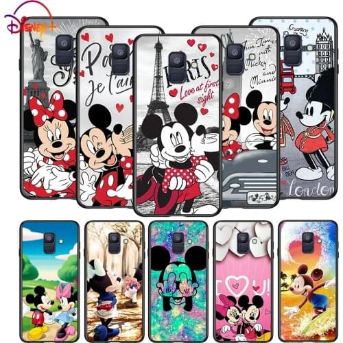 Mickey Minne Have Fun Soft TPU For Samsung Galaxy A8 A9 A7 A750 A6 A5 A3 A6S A8S Star Plus 2016 2017 2018 Black Phone Case