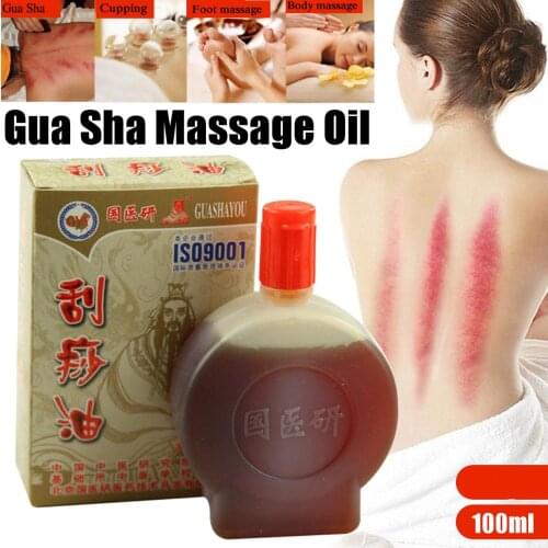 Hot Sale 100Ml Traditional Gua Sha Essential Oil Gua Sha Massage Plant Oil Scraping Oil Body Massage Oil