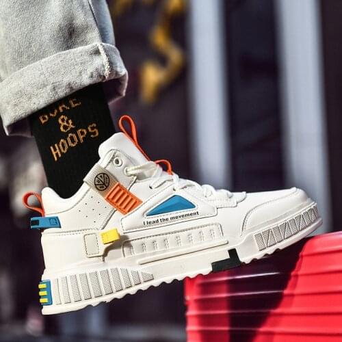 Autumn Men Casual Shoes Breathable Spring Ankle Boots Male Thick Bottom Chunky Foowear Men Fashion Sneakers Zapato Hombre