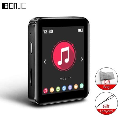 BENJIE X1 MP3 Player With Bluetooth Touch Screen Hifi Music Player Built-in Speaker Support TF Card FM Radio Video Recording