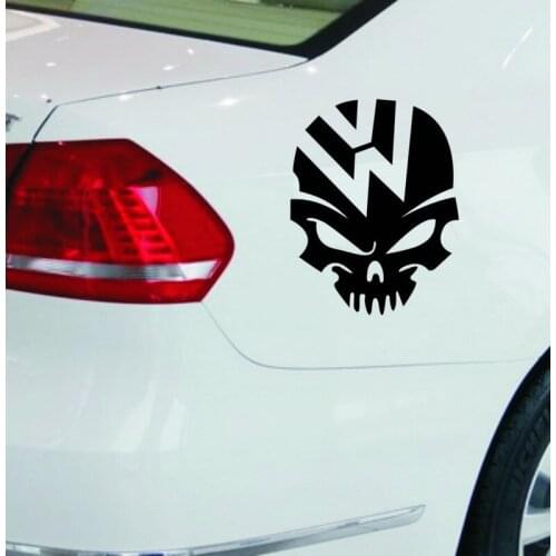 Ghost Car Sticker Auto Window Sticker Black White Car Body Sticker Car Tuning Accessories SUV Modified Decal Car Head Sticker