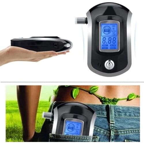 Alcohol Tester Professional Digital Breathalyzer Breath Analyzer with Large Digital LCD Display 5 Pcs Mouthpieces