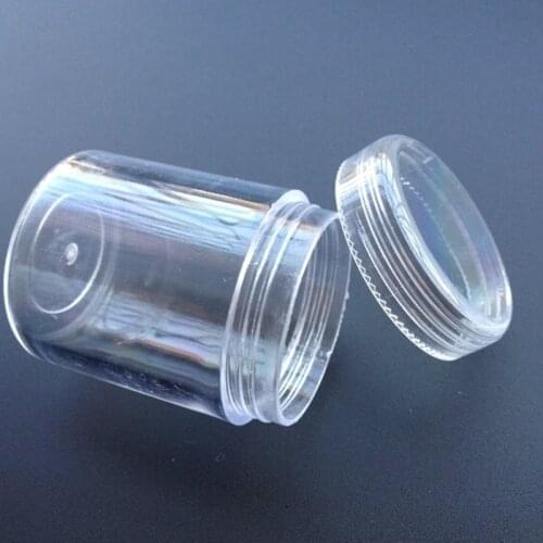 HL Organizer 2pcs 45mmx30mm Transparent Storage Box For Earring Rings Beads Buttons Container Jewelry Bins Case A153