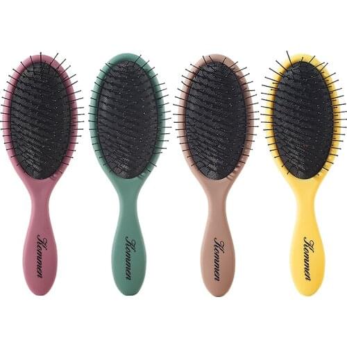 Curling Comb Detangling Brush Massage Matte Anti-knot Anti-static Hair Brush Professional Styling Tool Barber Accessories