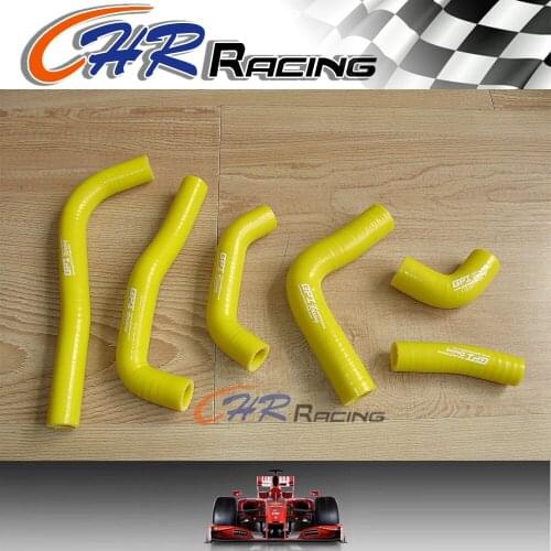 Silicone Radiator Coolant YELLOW hose kit FOR HONDA CRF450R CRF 450 R 2002 2003 2004