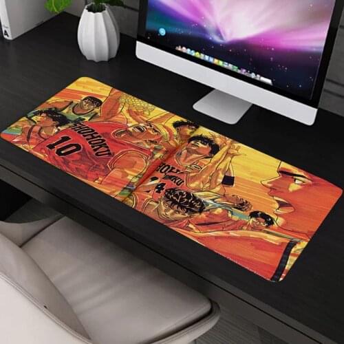 Slam Dunk Mousepad Mouse Mat Pad Gamer Full Pc Keyboard Extended Anime Cabinet 3d Cheap Gaming Laptop Large Mausepad Long