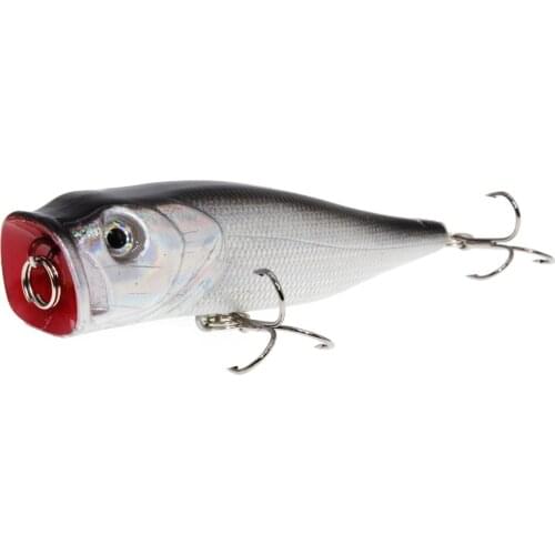 1pcs Quality Whopper Plopper 9cm 13g TopWater Popper Fishing Lure Hard Bait Wobblers Rotating Soft Tail Fishing Tackle