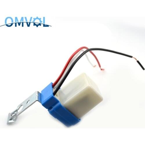 1PC 10A AS-10 Auto On Off Light Switch Photo Control Sensor 12V 220V