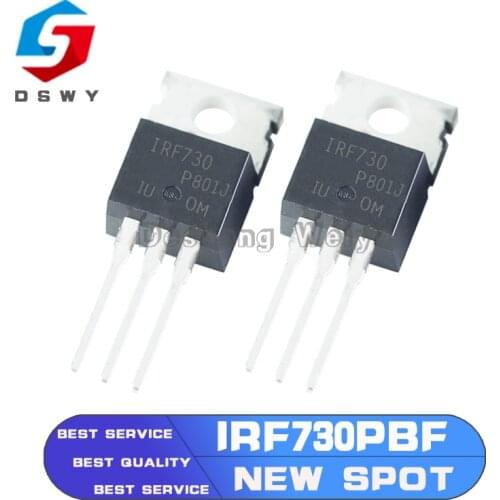 10pcs IRF730 TO-220 IRF730PBF TO220 MOSFET N-Chan 400V 5.5 Amp TO-220 new original