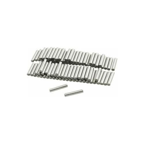 100 Pcs Stainless Steel 2.7mm x 15.8mm Cylinder Dowel Pins Fasten Elements