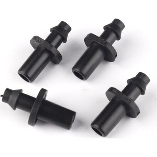 1000pcs/lot 4/7mm Hose Connectors Outer Dia 6mm Greenhouse Drip Irrigation Pipe Joints Plants Flower Automatic Watering Fittings