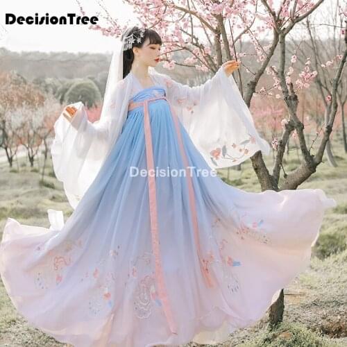 2021 women costume chinese hanfu womens dress modern classical national dance chinese ancient costume cosplay stage wear