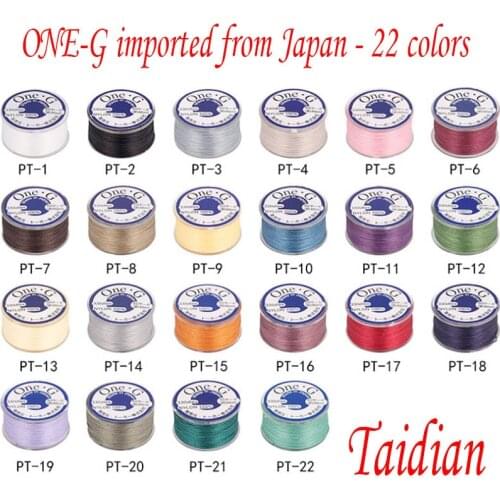 22 color Miyuki beaded 100% Nylon Thread Braided Thread For Bracelet Thread Wear Glass Beads Thread Wholesale