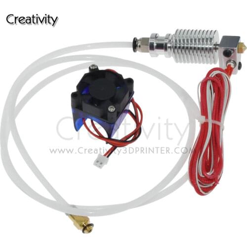 3d HotEnd Full Kit ( E3D V6 ) 12V for 1.75/3.0mm remote extrusion print 12V Bowden for RepRap head Extruder 3D printer J-HEAD