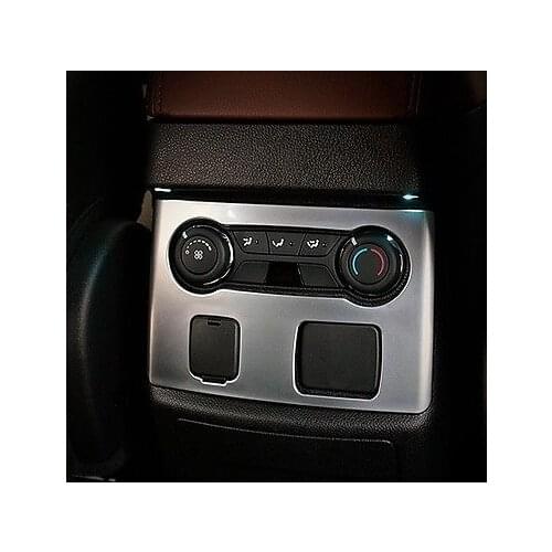 ABS chrome Rear control switch panel cover trim for Ford Explorer 2011-2015