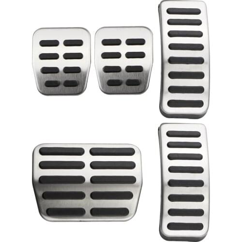 1 Set Stainless Steel Car Pedal Pedals for VW SEAT SKODA Golf 3 4 Polo 9N3 Octavia Ibiza Fabia for Audi TT Pedale A1 A2 A3 GTI