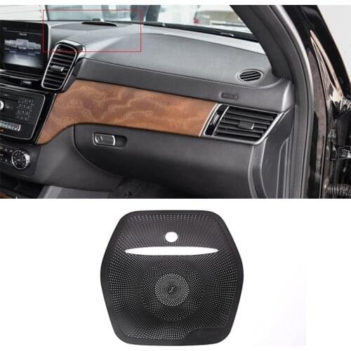 For Mercedes Benz GLE ML W166 GL X166 GLS Interior Car Loudspeaper Deco Car Audio Sticker Car Stereo Cover Auto Trim