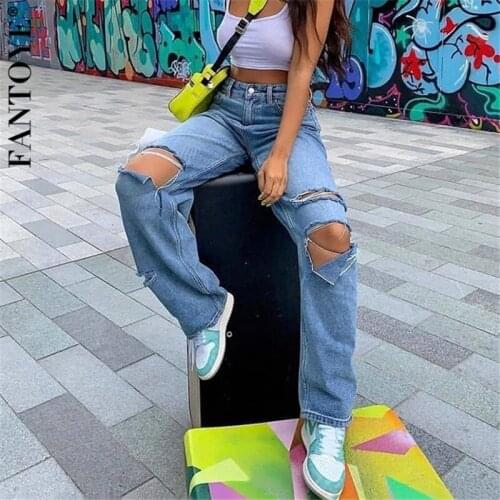 FANTOYE Womens Summer Jeans