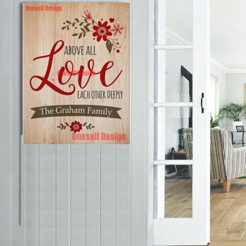 Home love 5d diamond painting full square love rhinestone pictures love 5d diamond embroidery sale love livingroom wall sticker