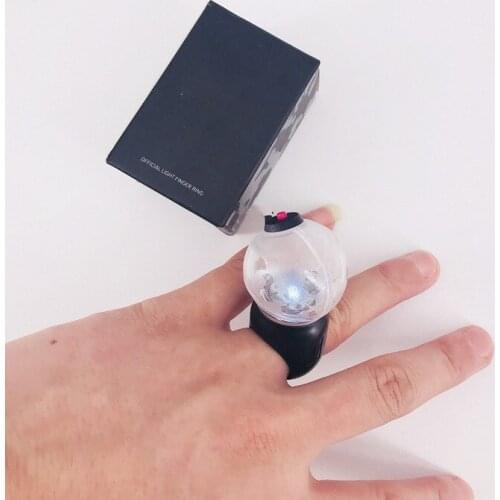 Kpop Ring Light Novel Ring Light Stick Bangtan Boys Concert Glow Lamp Lightstick V Fans Gift Luminous Toys LOMO Card