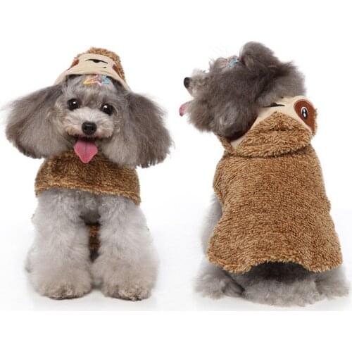 Halloween Costume Coat Warm Puppy Hoodie Cosplay Sloth Clothing Pet Dog Clothes Chihuahua Yorkie Outfits Party Dress Up