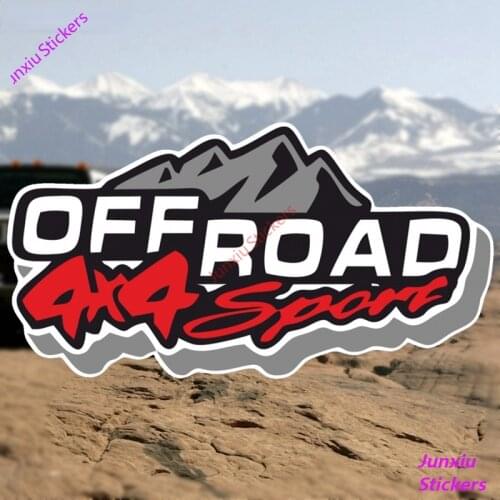 Creative Off Road 4X4 Sport SUV Colorful Car Sticker Funny Auto Bumper Truck Window Racing Rally SUV Fine Decal Decor PVC16x8cm