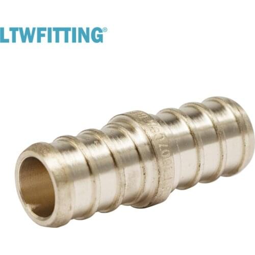 LTWFITTING Lead Free Brass PEX Crimp Fitting 1/2" PEX Coupling