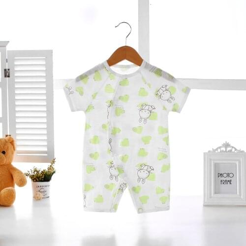 Summer baby romper suit cotton baby clothes short-sleeved summer clothing climb clothes underwear