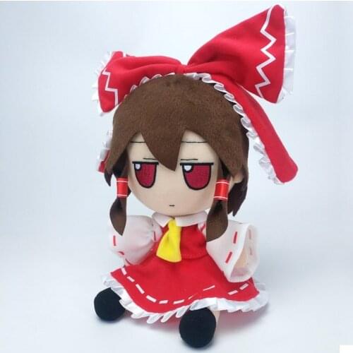 Anime TouHou Project Hakurei Reimu 20cm Soft Stuffed Toys Cushion Birthday Christmas Gift