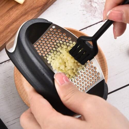 Stainless Garlic Press Household Manual Garlic Press Device Kitchen Press Squeezer Ginger Garlic Tools Kitchen Accessories
