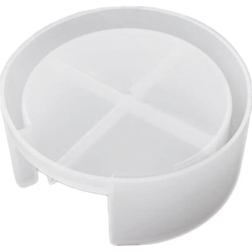 DIY Silicone Epoxy Resin Coaster Mold Storage Box Jewelry Making Mould Tool
