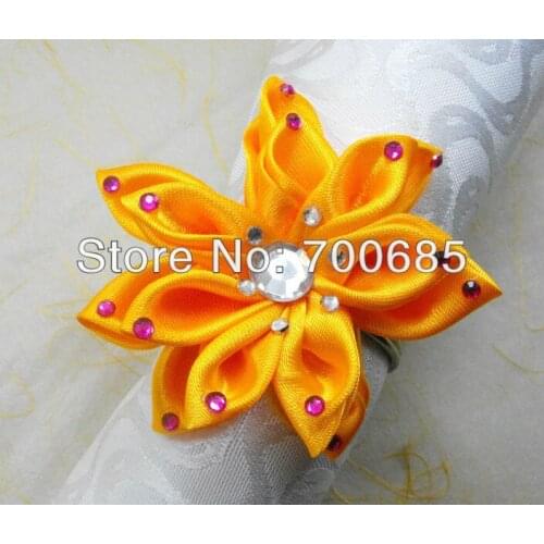 Silk flower wholesale napkin rings qn13053007.1, napkin holder