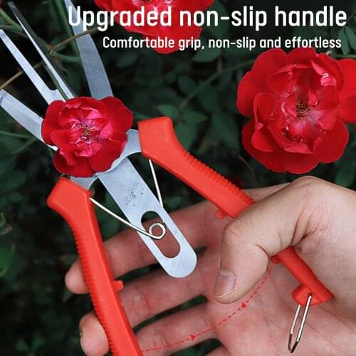 Gardening Pruning Scissors Sharp Knife Edge 3CR13 +PP Antislip Handle Flower/Fruit Picking Scissors Garden Hand Shear Tools
