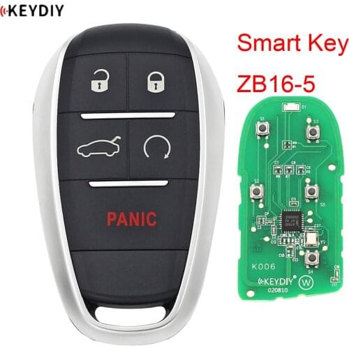KEYDIY Universal Smart Key ZB16-5 for KD-X2 Car Key Remote Replacement Fit More than 2000 Models