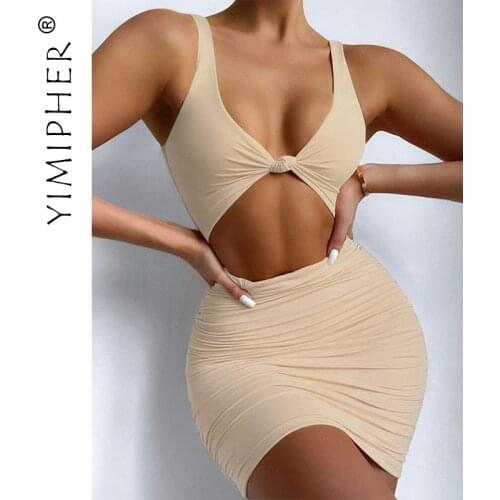 Yimipher Summer Short Sleeve Dresses
