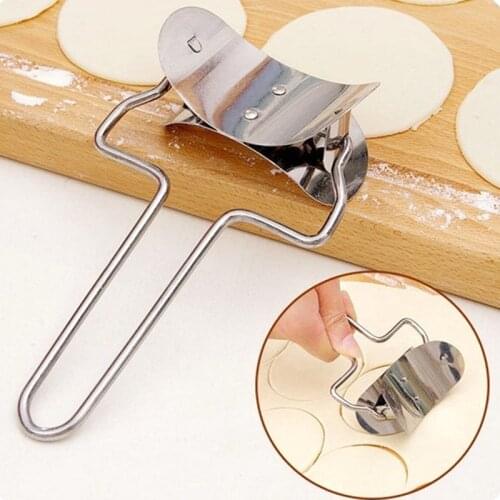 2pcs Stainless Steel Dumpling Maker Wraper Dough Cutter Pie Ravioli Dumpling Mould Kitchen Product Cutting Tools Cooking Tools