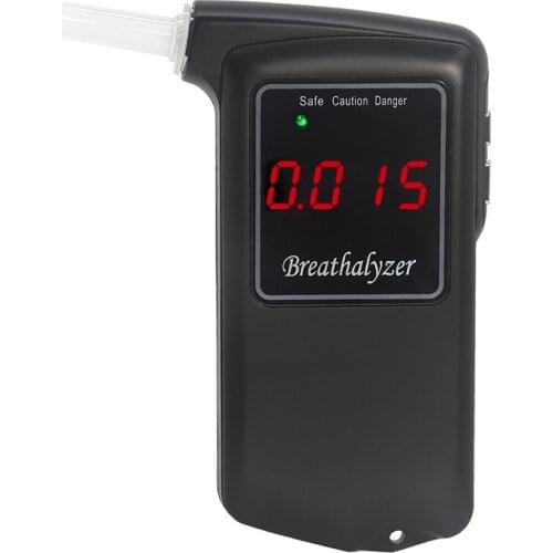 2019 new Patent High Accuracy Prefessional Police Digital Breath Alcohol Tester Breathalyzer AT858S with Box Blister Packaging