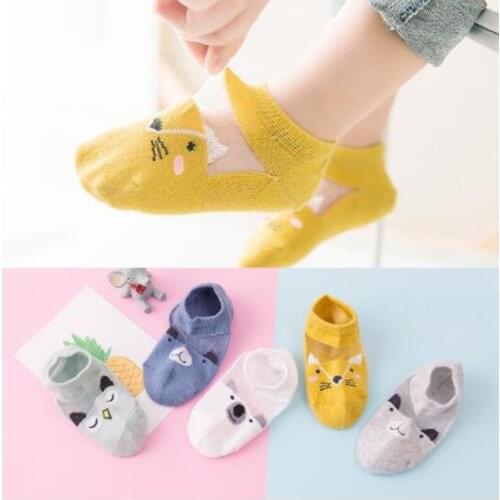 5 Pairs/lot 2019 New Summer Boys Girls Kids Socks Set 0-6Y Children Kids Thin Short Socks Cotton Comfortable Child Socks Lot