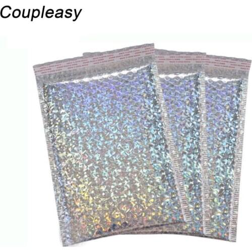 50Pcs/Lot Laser Color Shipping Envelopes with Bubble Shockproof Bubble Mailer Self-Seal Adhesive Mail Packaging Thicken Post Bag