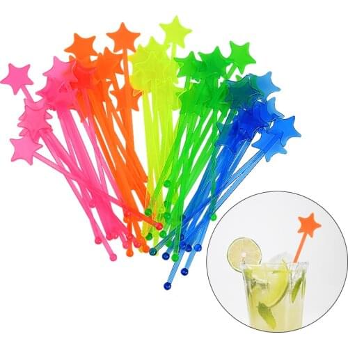 10Pcs/lot Stir Sticks Coconut Tree Plastic Creative Swizzle Sticks Drink Stirrers Cocktail Sticks for Coffee Wine Cocktail Juice
