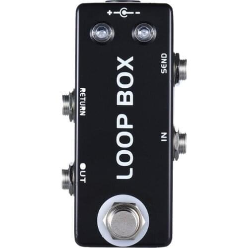 Loop Box Mini Guitar Effect Pedal Switcher Channel Selection True Bypass Pedal Guitarra Guitar Parts Accessories