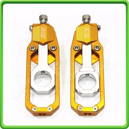 Aluminum motorcycle Chain Tensioner Adjuster fit for YAMAHA R1 YZF R1 2015 2016 2017 YZF-R1 15 16 17 Gold & Silver