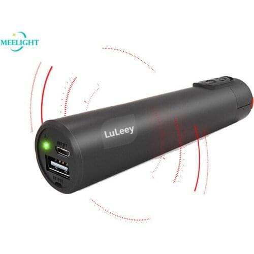2020 Red Laser 2in1 Optical Fiber 15MW Red Light Source LED Light USB Charging Built-in Lithium Battery 650Nm Lanyard